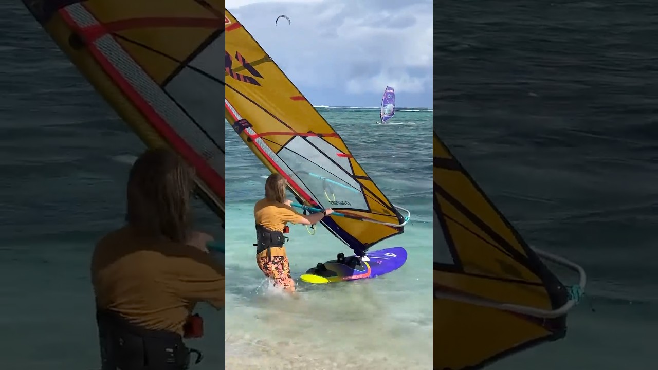 Beach Start Style #windsurfing #ionclub