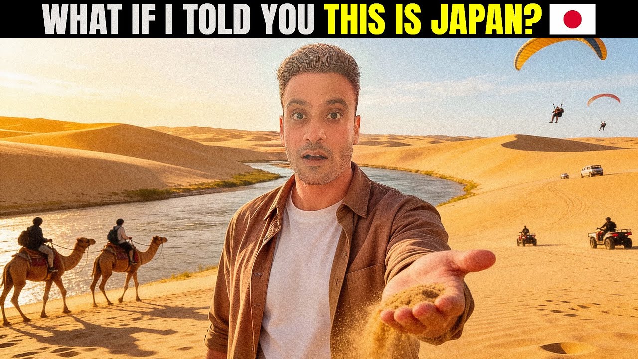 A Desert in Japan… By The Ocean! 🇯🇵 | Tottori Sand Dunes