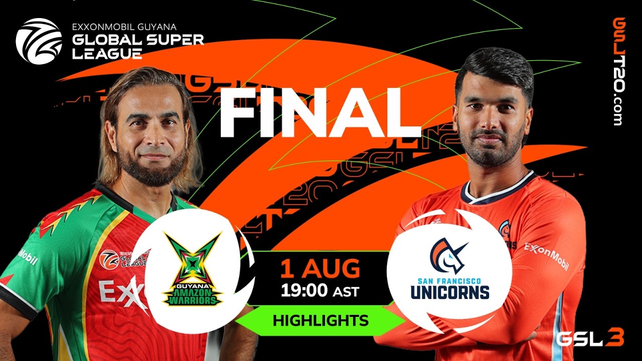 Match Highlights | Final - Guyana Amazon Warriors vs San Francisco Unicorns | GSL 2026