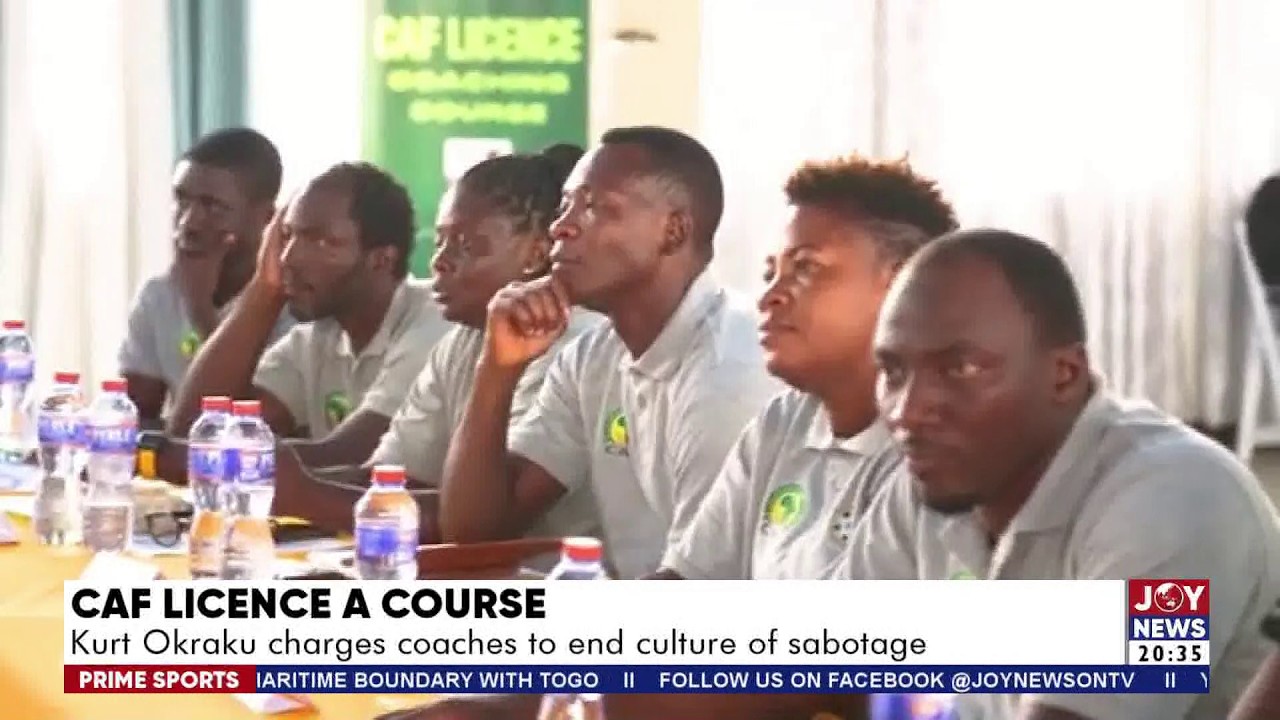 CAF License a course: Kurt Okraku charges coaches to end culture of sabotage|Prime Sports (20-2-26)