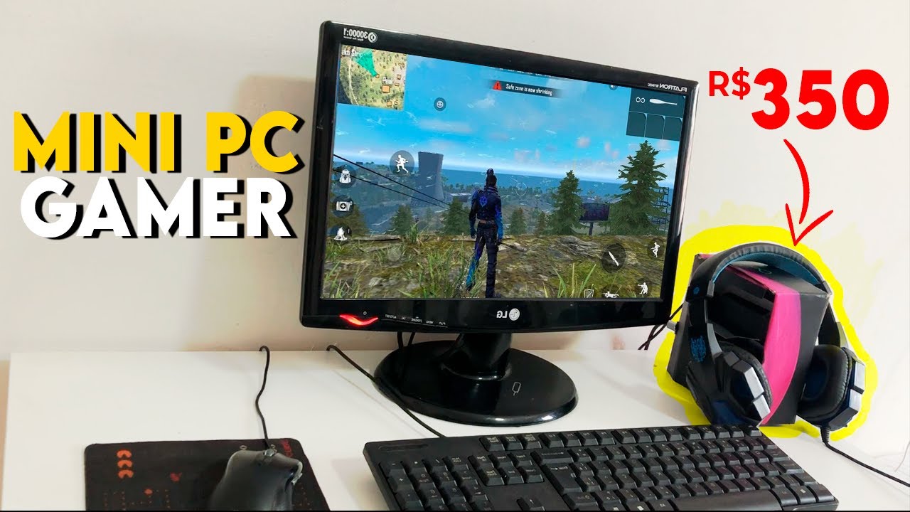 MONTEI UM PC “GAMER” USANDO O RESTO DE UM SMARTPHONE / MOBILADOR @eliplaybr
