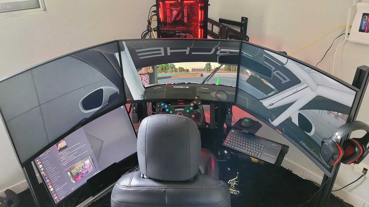 BEST FOV triple screens. REAL ARC / RADIUS | 3 TELAS IRACING