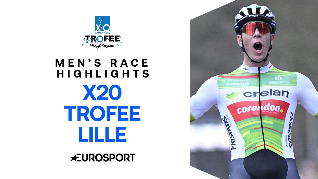 THRILLING SPRINT FINISH! 😮‍💨 | X2O Badkamers Trofee Lille Krawatencross Men's Race Highlights
