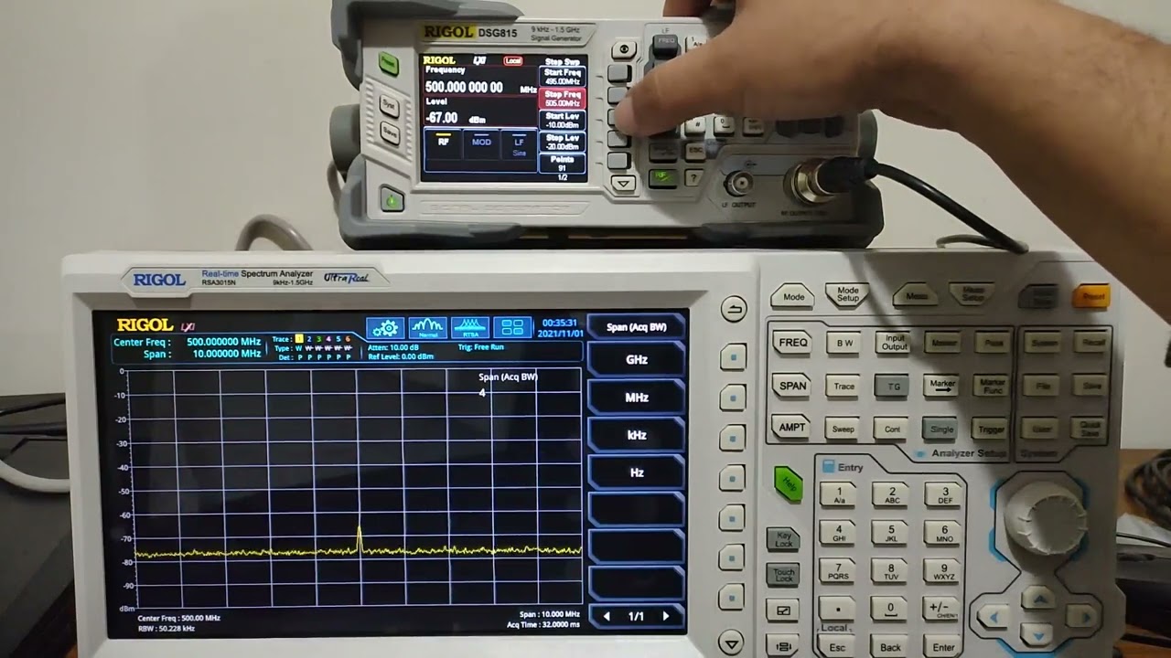GENERADOR DE RF RIGOL modelo DSG815