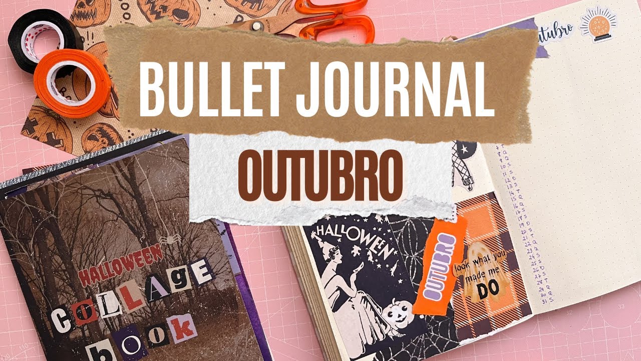 Bullet Journal Outubro 2025: Halloween, Inktober e Novos Hábitos