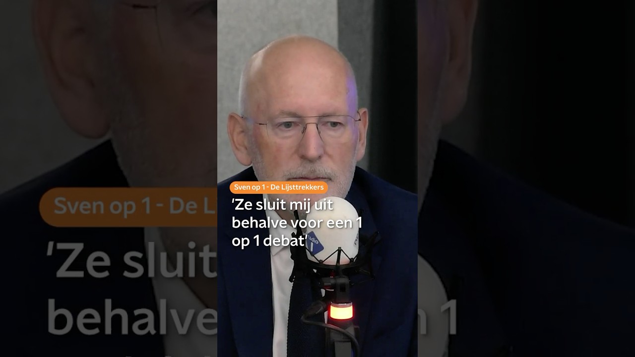 'Ze sluit mij uit behalve voor een 1 op 1 debat' | Sven op 1 | NPO Radio 1