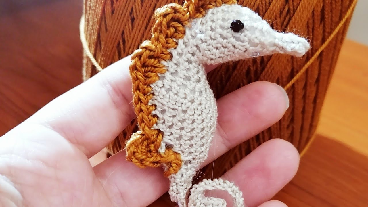 Cavalluccio marino all'uncinetto/ #tutorial crochet step by step