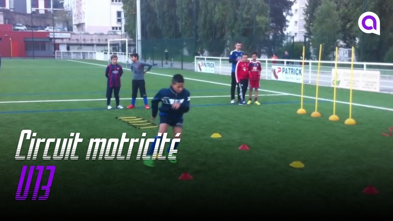 Circuit motricité réalisé avec les U13 (Avec conseils My Coach)