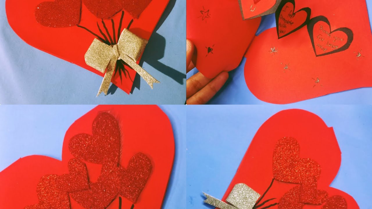 How to Make Valentines Day PopUp Card Easily | Diy Easy Paper Craft Ideas 