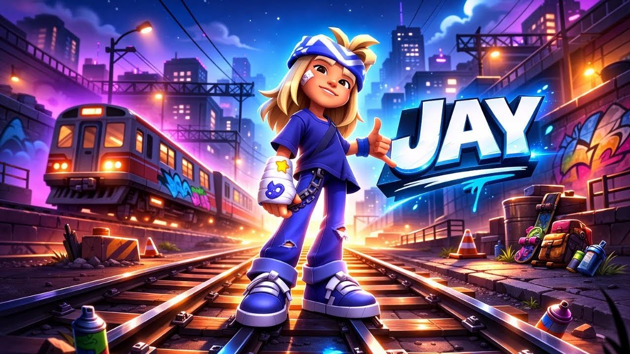 Subway surfers city Gameplay #55 JAY New character ! +New skin 