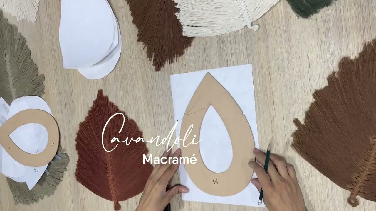 How to make macrame leaves | DIY macrame