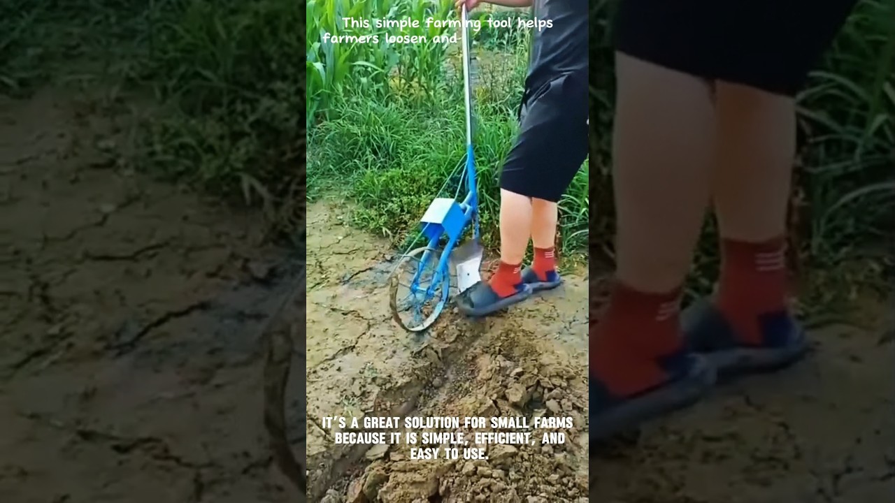Simple Farming Tool That Makes Soil Tilling Easier 🌱
