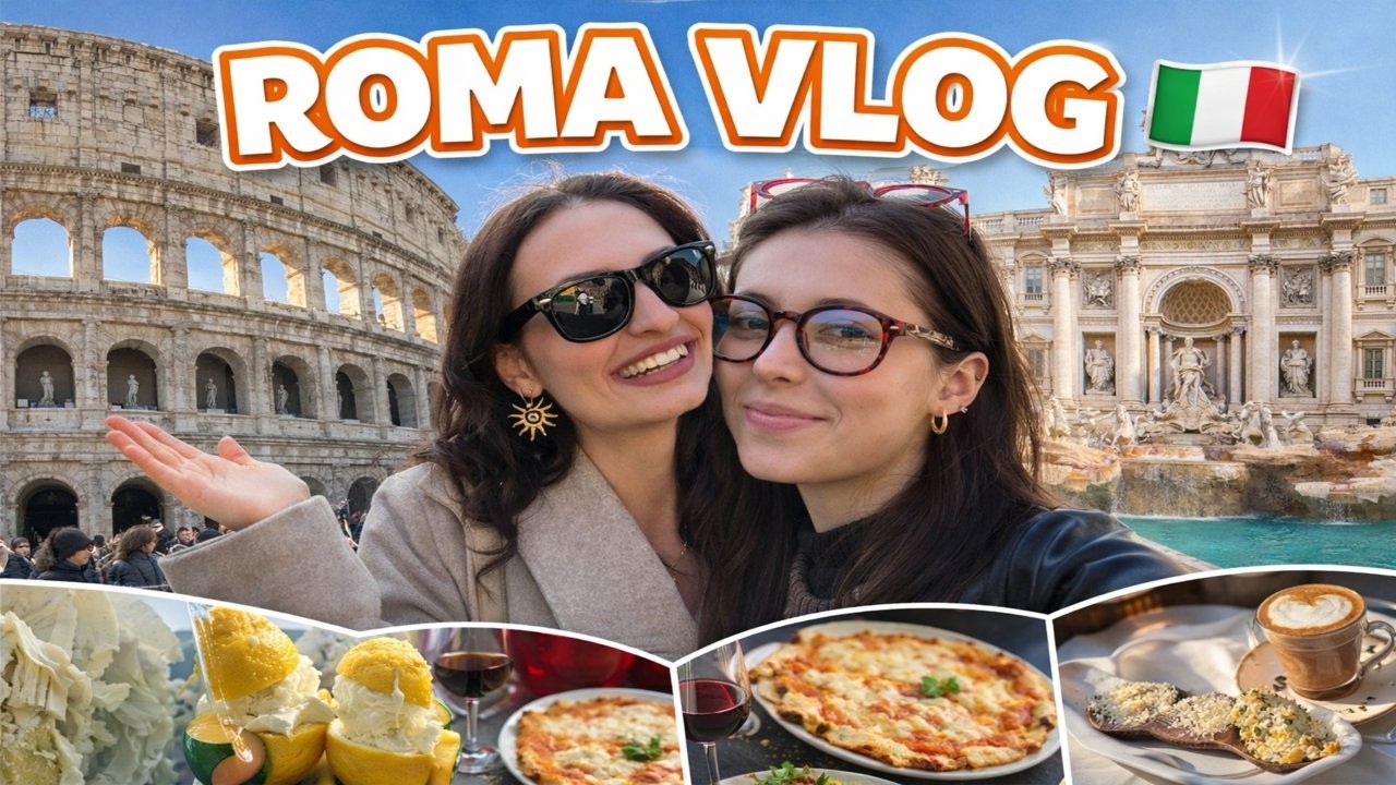 İtalya Vlog Part 2 | Roma Gezisi ve Mekan Önerileri | Detaylı Liste Açıklamada ☀️🇮🇹