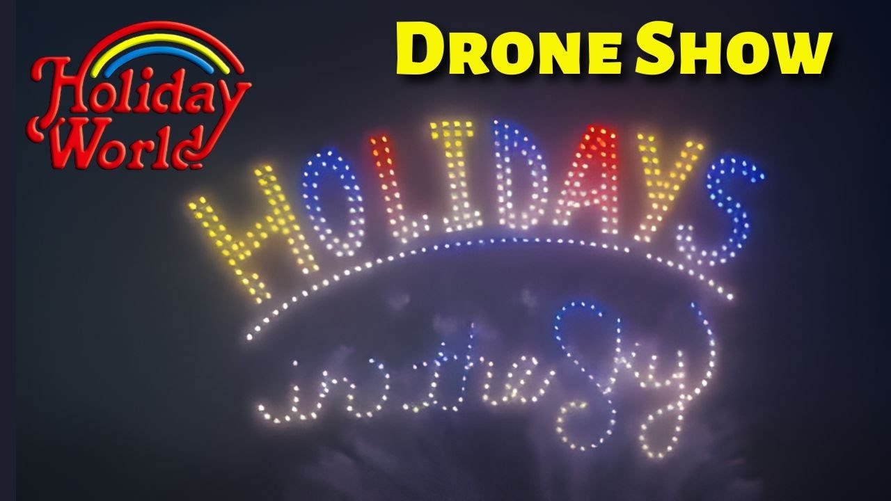 Holiday World:  Holidays in the Sky drone fireworks show