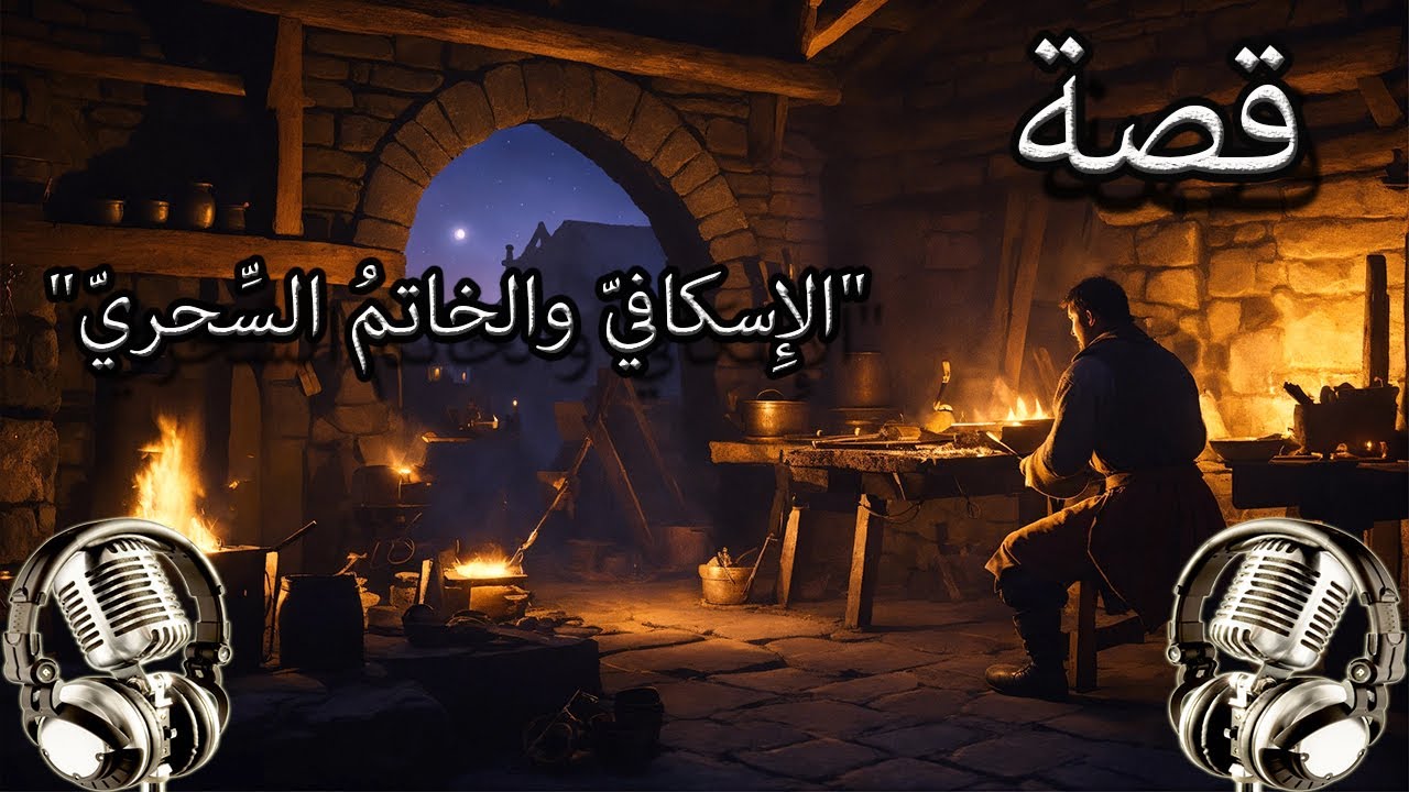 من روائع القصص الخيالية - قصة - الإِسكافيّ والخاتمُ السِّحريّ - قصص قبل النوم