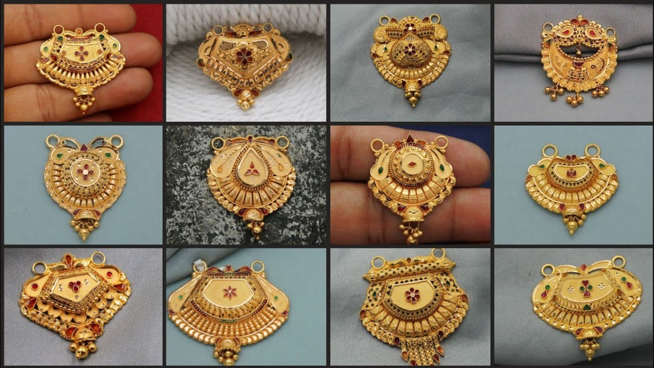 Latest Gold Mangalsutra Pendant Design 2024 || Beautiful Gold Pendant for Women/Mangalsutra