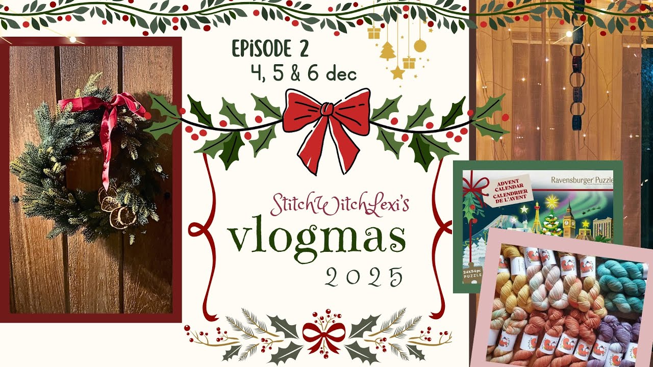 ✨4th, 5th & 6th of Dec✨Knitting, yarn & puzzle advent calendars [StitchWitchLexi’s winter vlogs] 