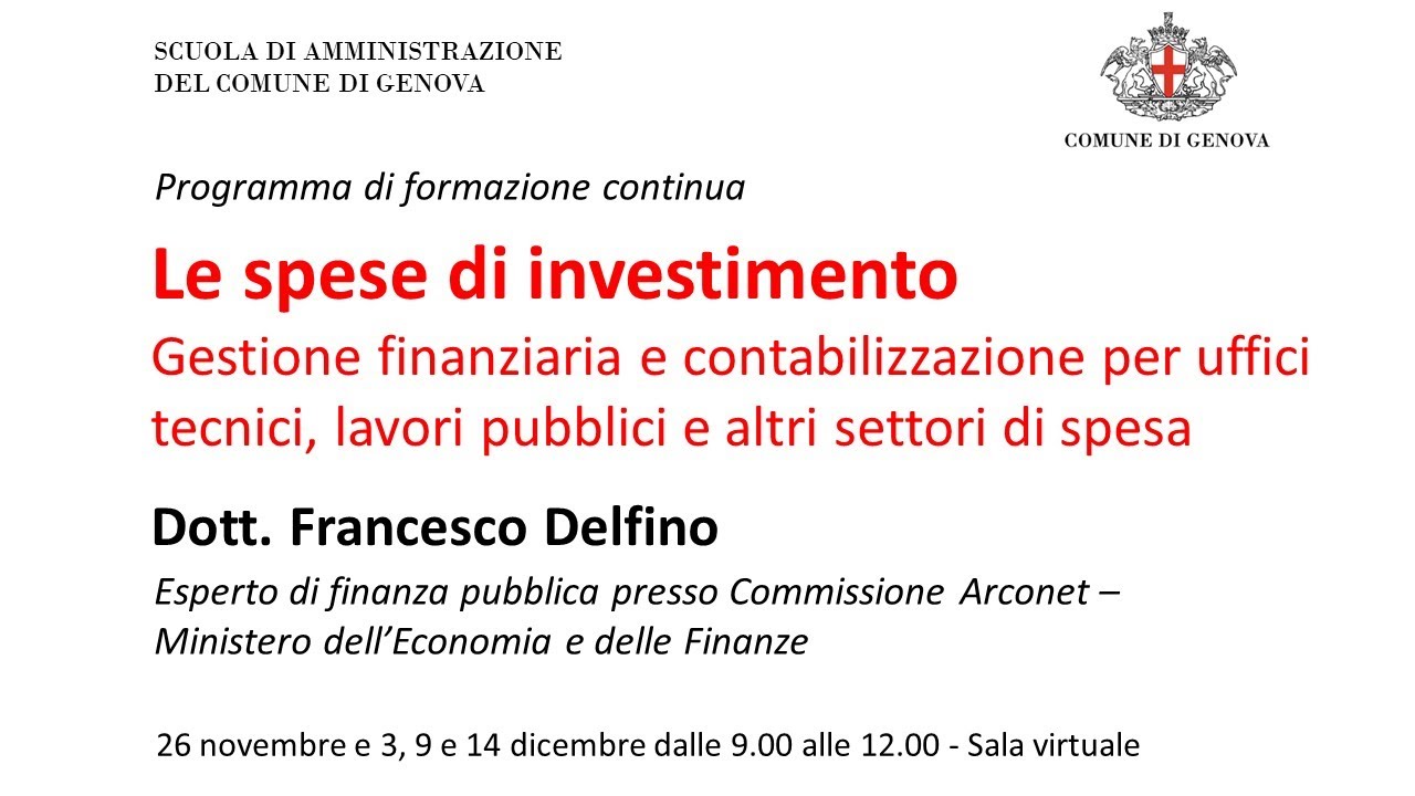 Spese di investimento #1