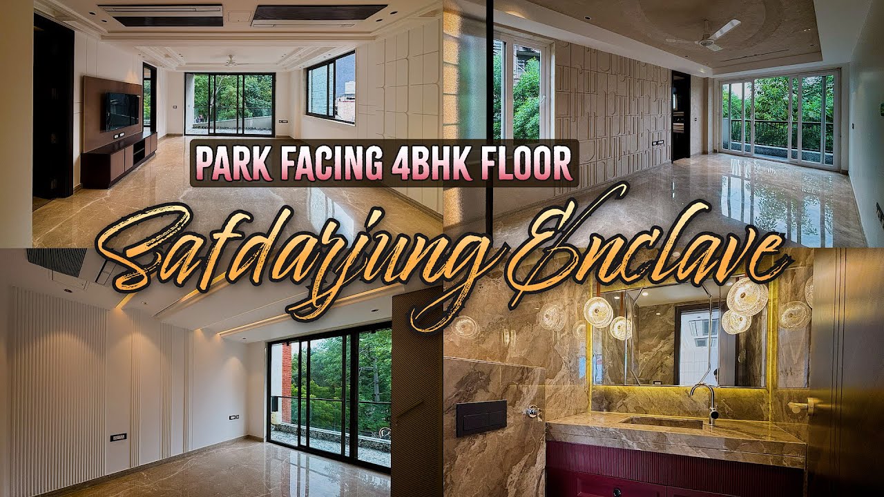 Inside a Premium Builder Floor in Safdarjung Enclave | Luxury Homes in South Delhi