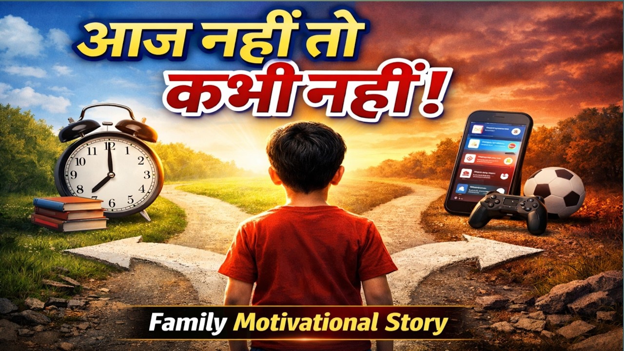 समय का सही उपयोग ही असली जीत है | प्रेरणादायक हिंदी कहानी | Family Motivational Story😱