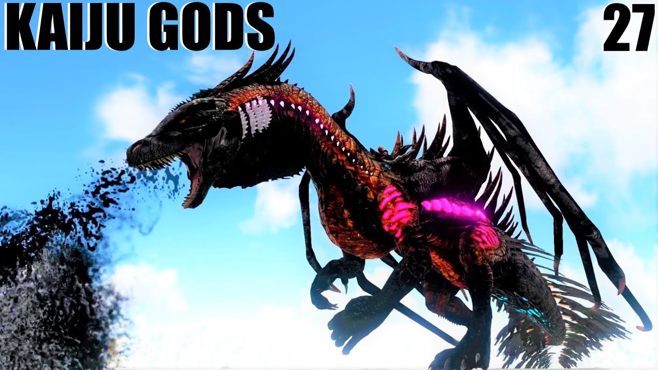RAGNORA THE BLACK BLOODED DRAGON! | KAIJU GODS | ARK SURVIVAL EVOLVED MODDED S2 E27