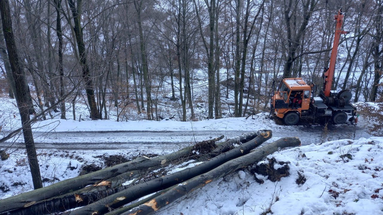 Lesná lanovka- vyrezanie a postavenie linky . Prvé skúšanie po prerobení lanovky . Tentokrát bez LKT