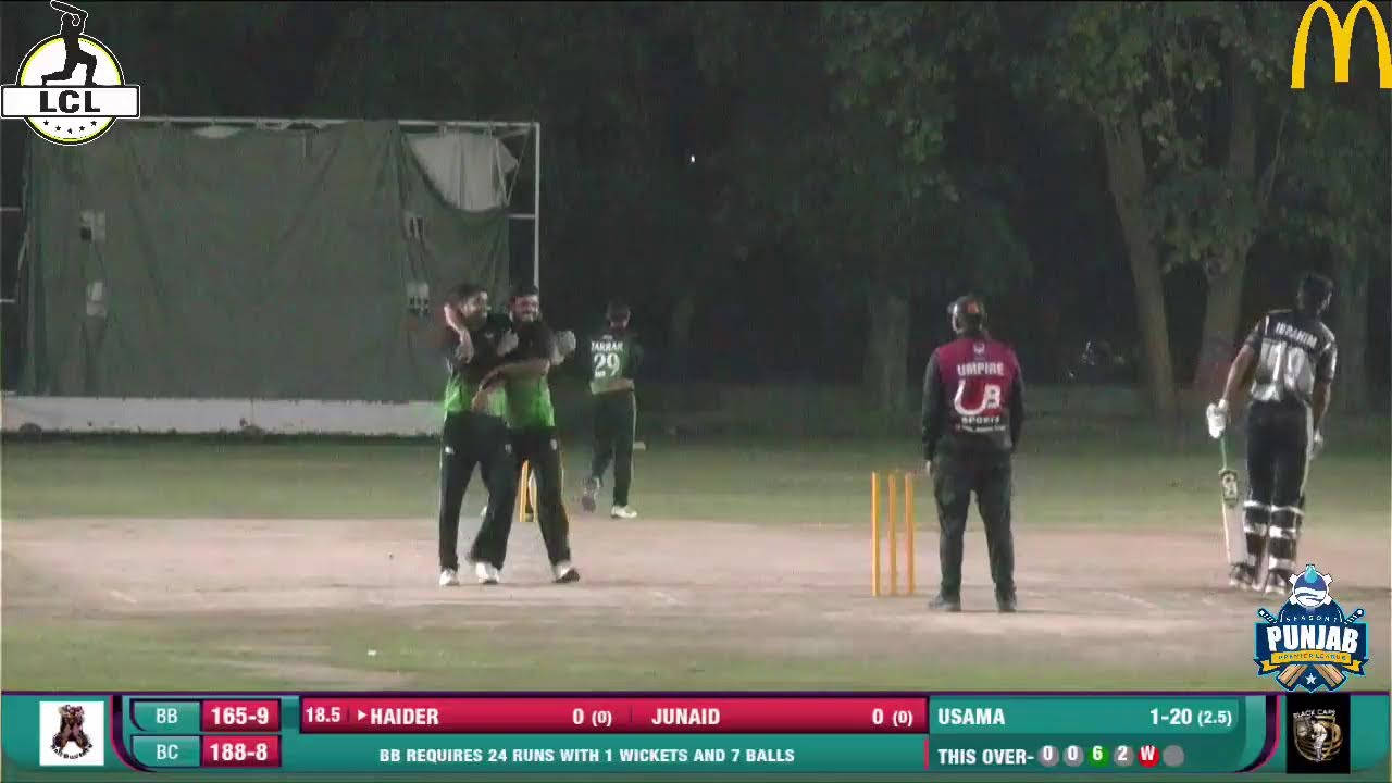 LCL - 33 RAMZAN LEAGUE (A2) MATCH # 08 | BLACK CAPS VS BALL BUSTERS