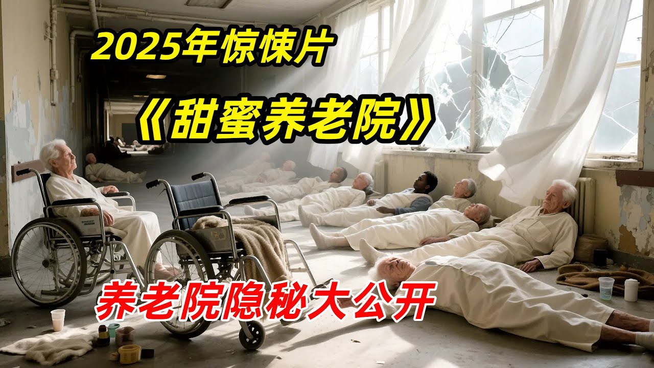 【阿奇】80岁老人夜夜笙歌，常年保持年轻面容/2025年惊悚片《甜蜜养老院》