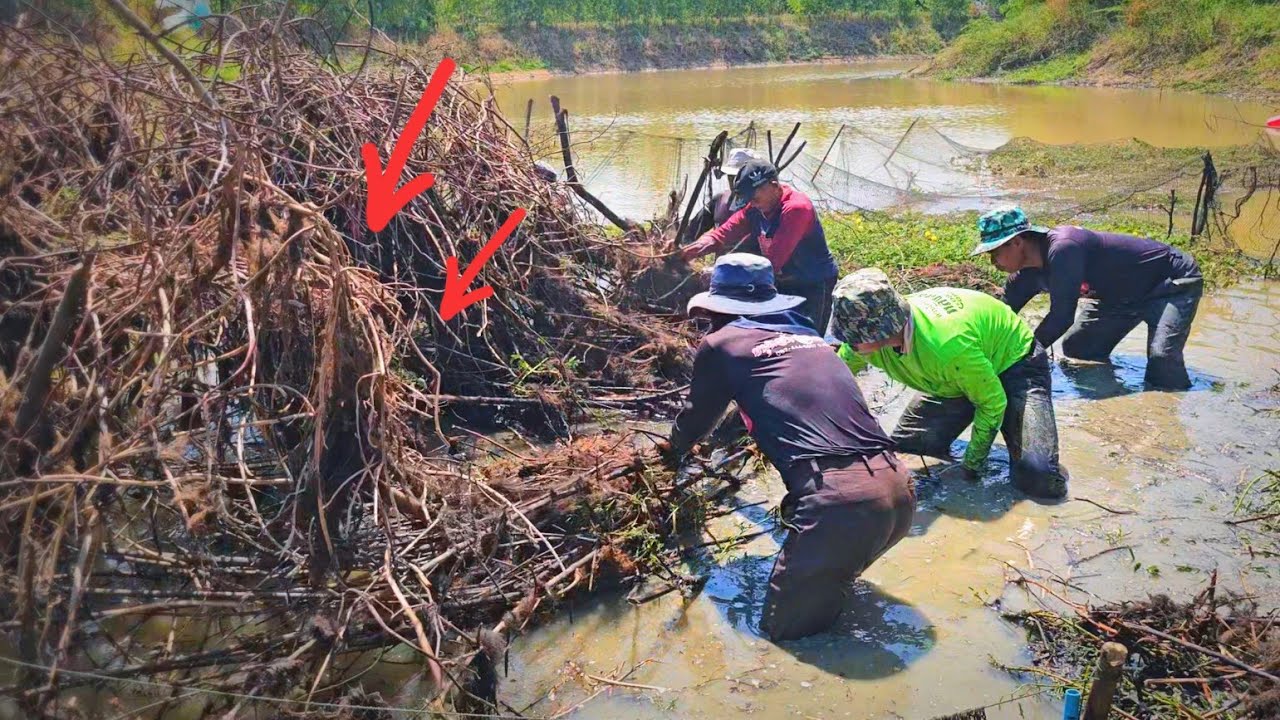 โจรขโมยบ้านปลาหลังใหญ่ของทีมงานหนุ่มอ้นที่สร้างไว้ตั้งแต่ปี 65 ตอนนี้เหลือเพียงเศษไม้