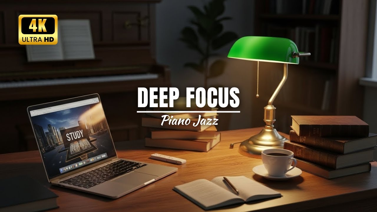 Jazz for Study 2026 🎹 Deep Focus Piano Jazz - Background Music for Work & Concentration