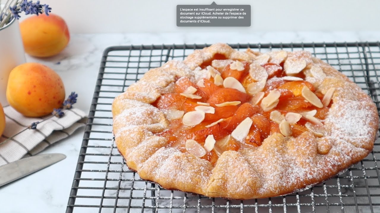 Tarte rustique aux abricots