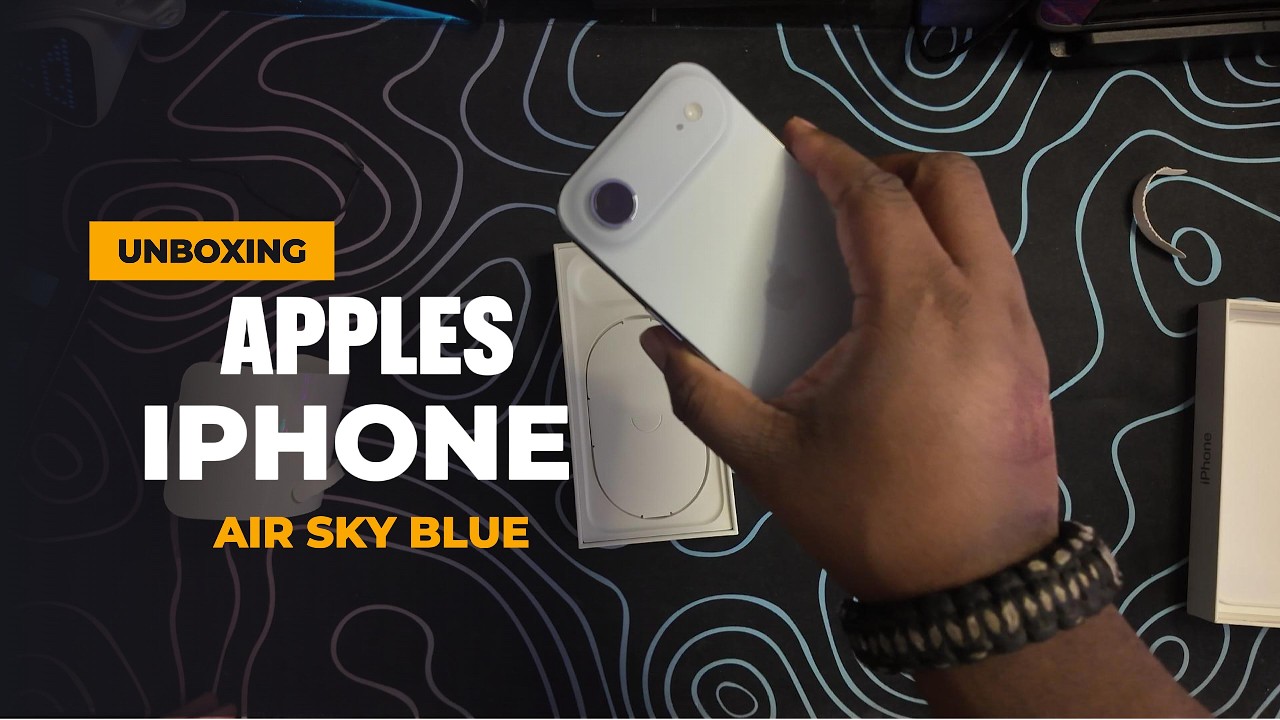 Unboxing Iphone Air Sky Blue