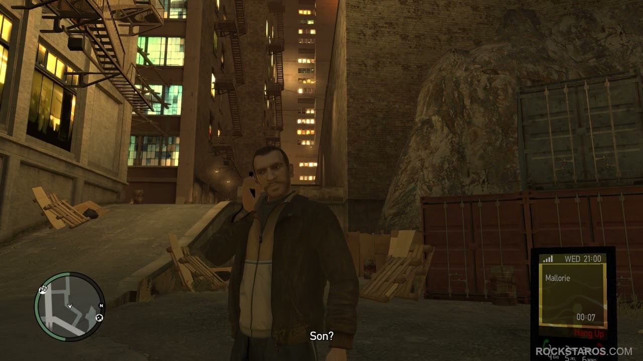 Mallorie calls Niko after Roman's death &ndash; GTA 4