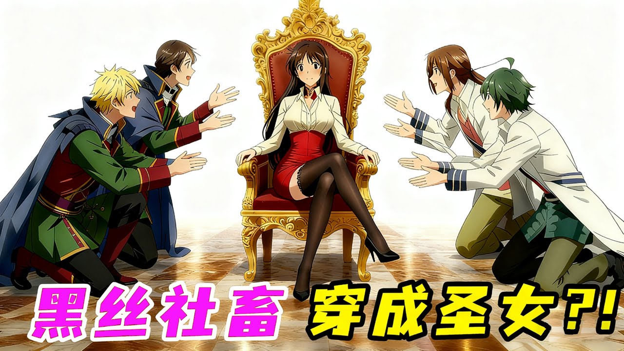 離譜穿越，女社畜只因穿黑絲就被強制召唤，成為异世界聖女！一口氣看完《聖女魔力無所不能》