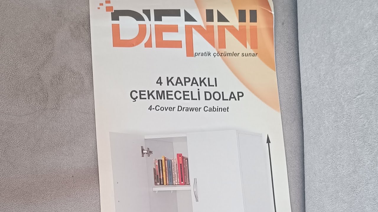 Dienni 4 Kapaklı çekmeceli dolap kurulumu