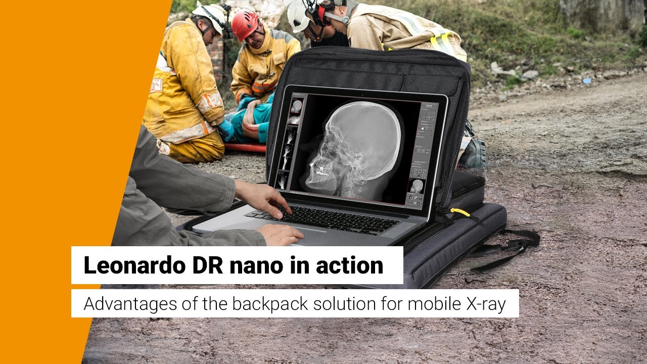 Portable Leonardo DR nano system for X ray examinations