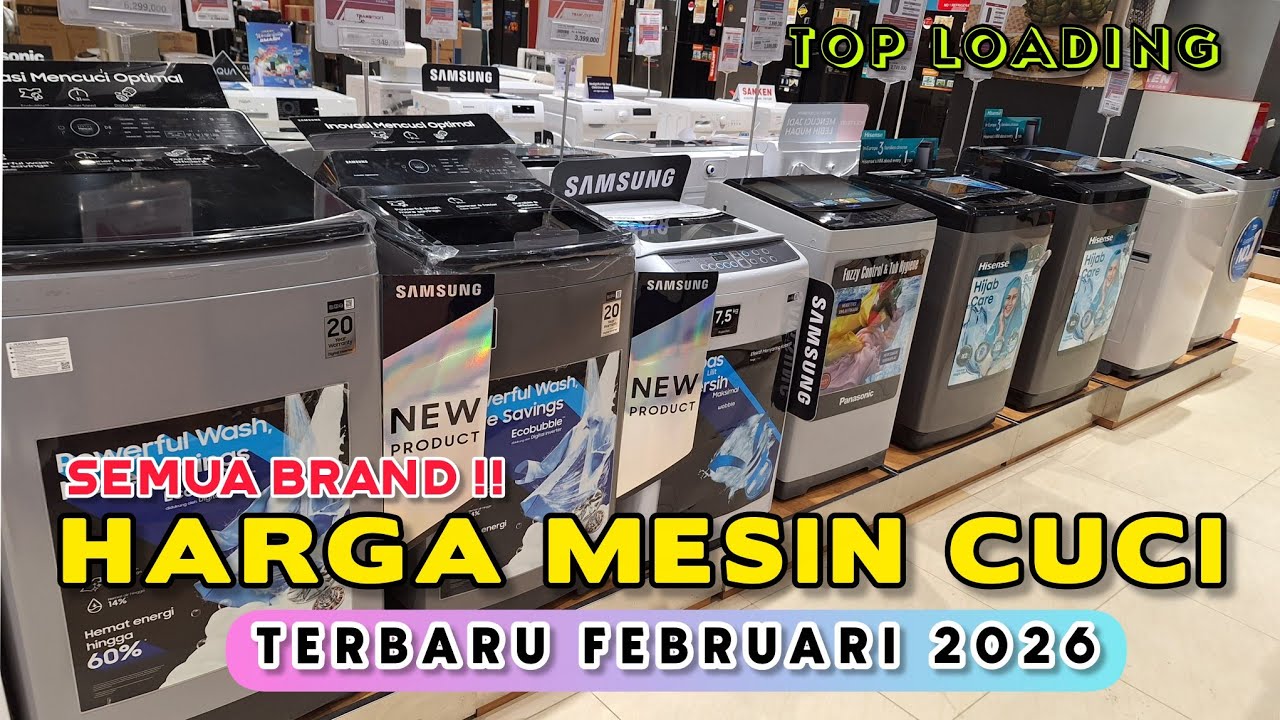 Review Harga Mesin Cuci 1 Tabung Semua Merk Terbaru 2026‼️Februari 2026