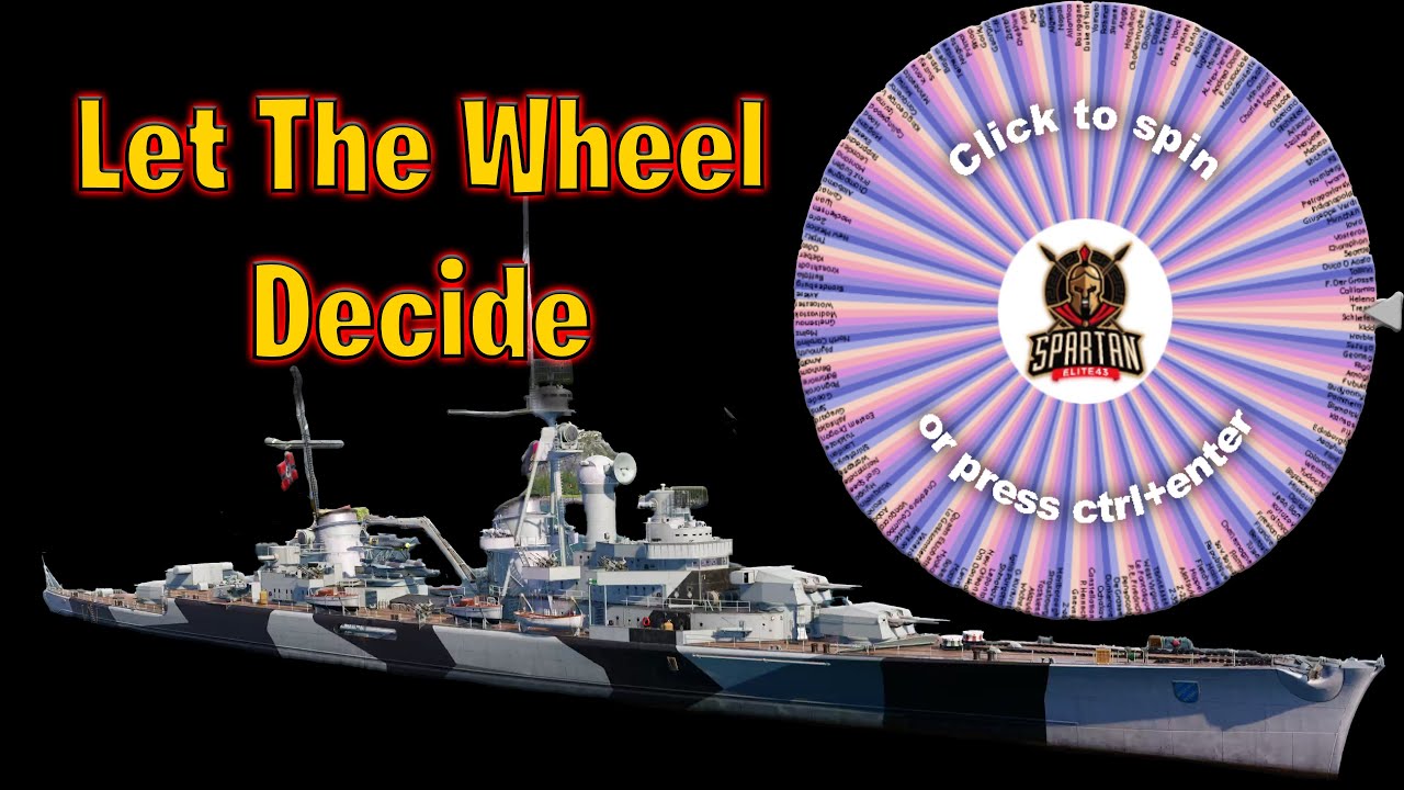 I Let a Wheel Choose My Ship in World of Warships Legends