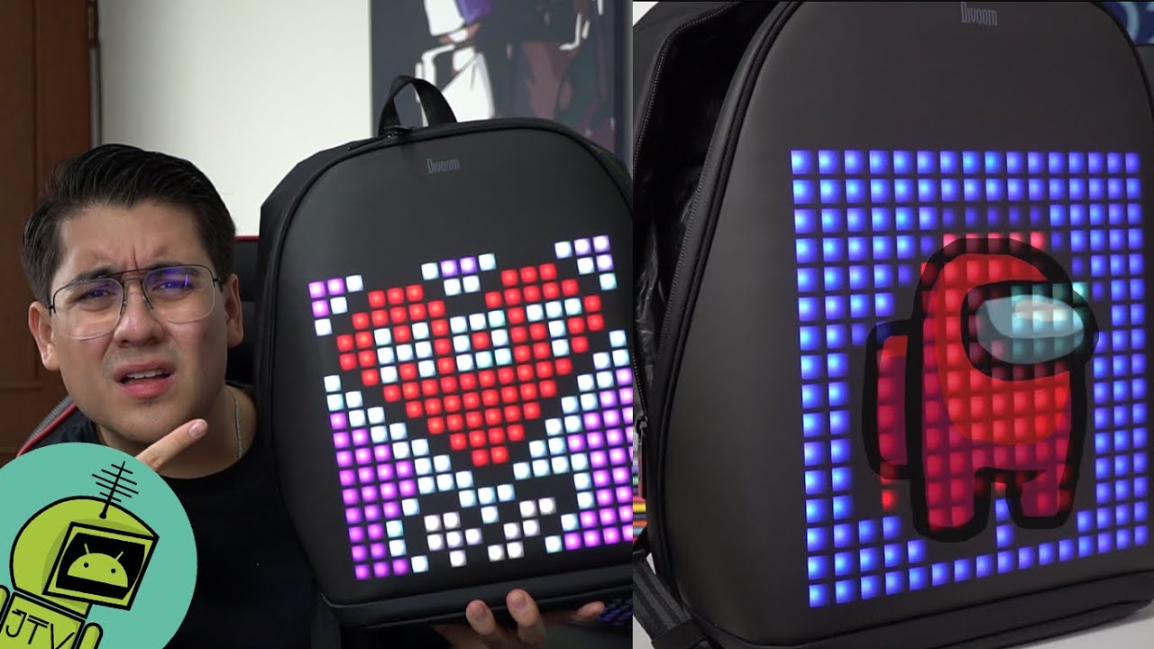 La MOCHILA AmongUs - Divoom Pixoo Backpack Review