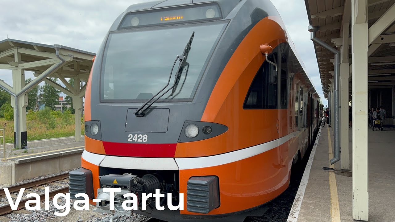 Riding Elron Diesel Train #335 [Valga-Tartu] 🇪🇪