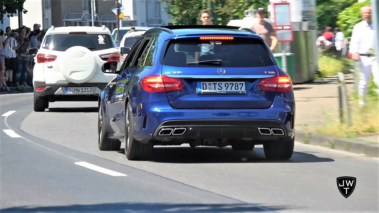 2017 Mercedes-AMG C63 (S) Estates in Action! Accelerations & More Exhaust Sounds!