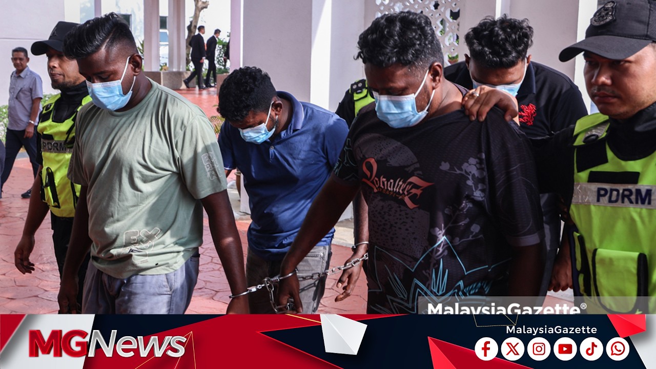 Samseng Gaduh Baling Kerusi Dalam Balai Polis Meru Didakwa di Mahkamah Klang