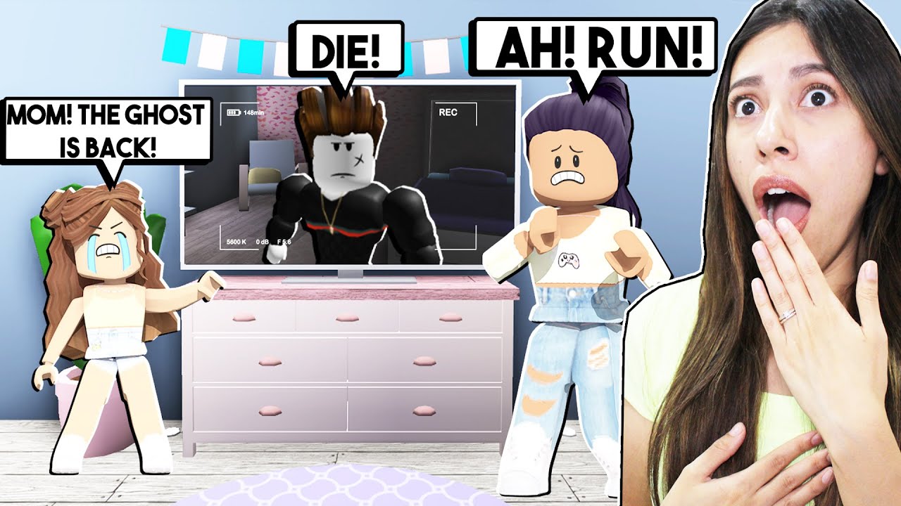 MY DAUGHTER CAUGHT A GHOST ON CAMERA! (Roblox Bloxburg Roleplay)