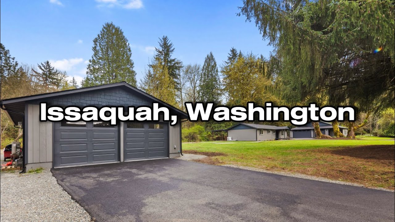 $1,400,000 Issaquah Washington RENOVATED Home Tour w/Guest House & 4 Car Garage. Seattle Real Estate