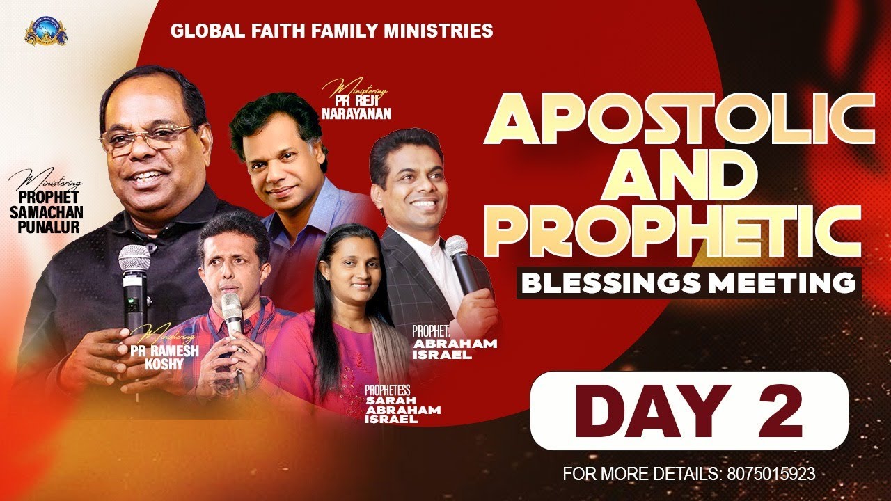 APOSTOLIC AND PROPHETIC | BLESSING MEETING | THIRUVALLA | DAY 2