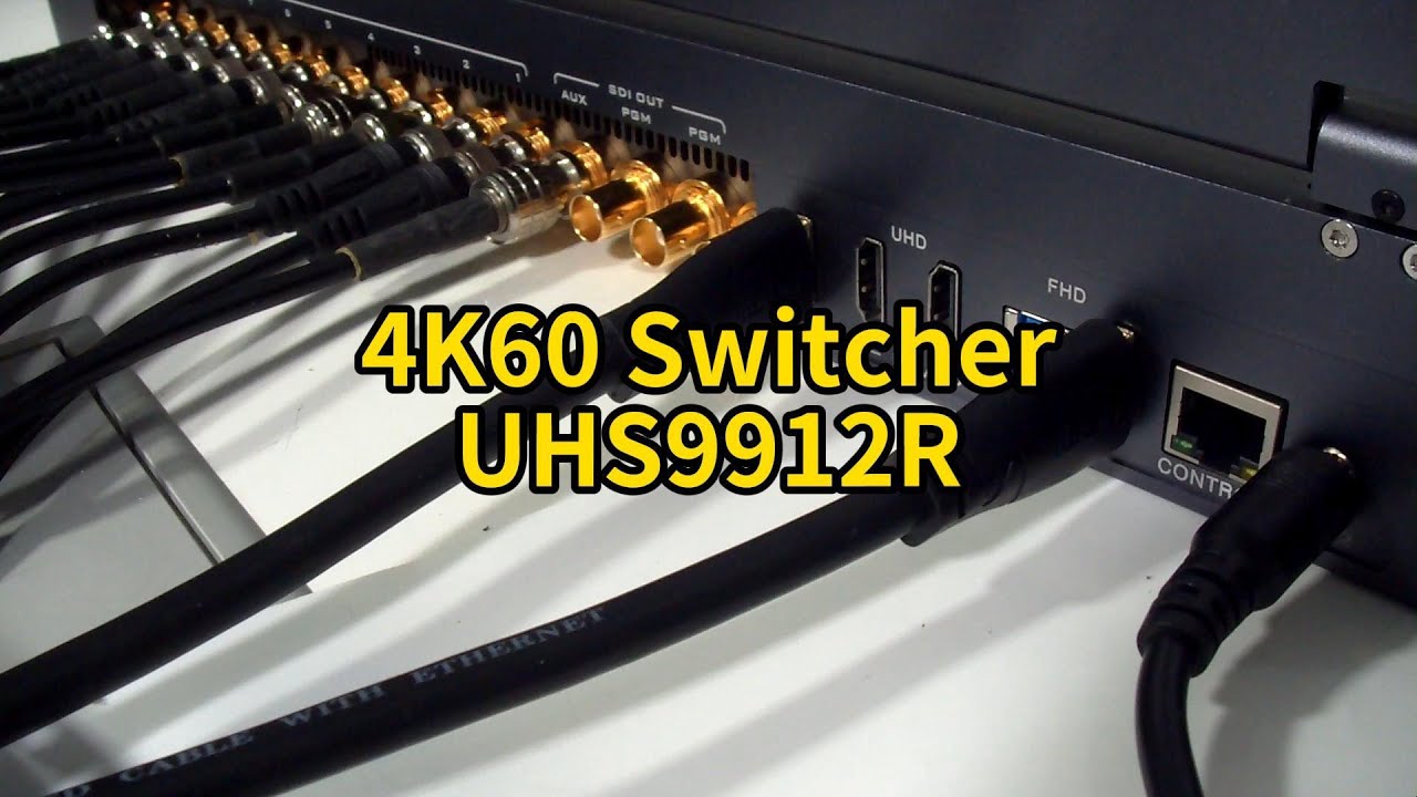 DeviceWell UHS9912R 12 SDI 4K60 Switcher