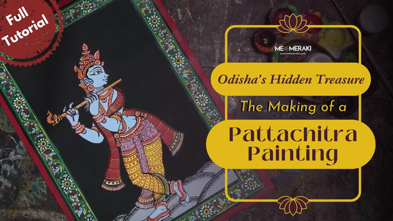 Odisha Pattachitra Painting Tutorial with Memeraki | Pattachitra of Odisha | Pattachitra Painting