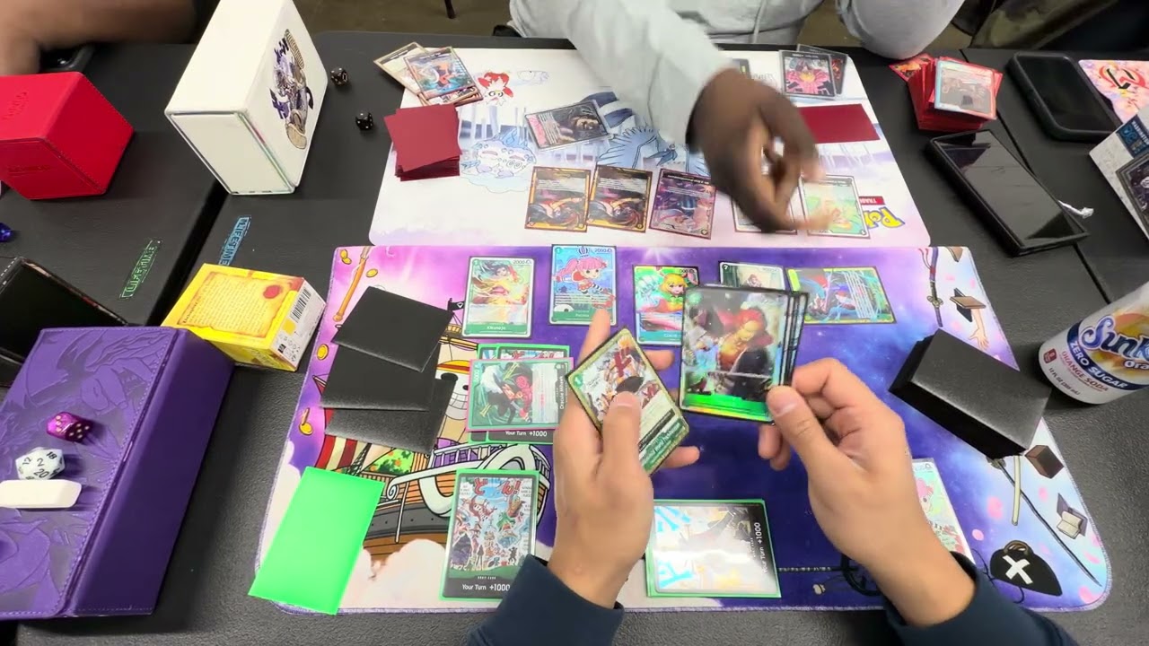 One Piece TCG Op14 G Mihawk vs B Crocodile 