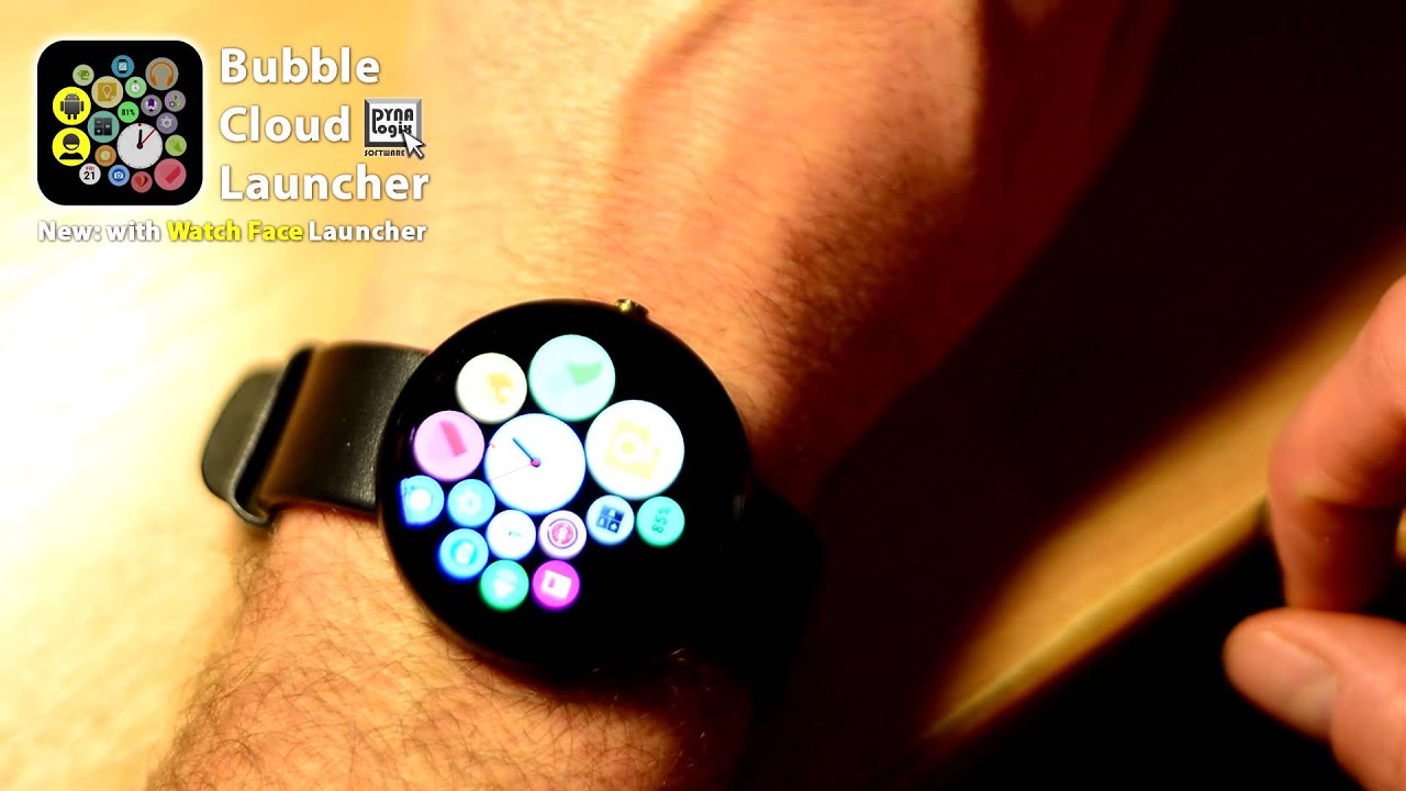Bubble Cloud Watch Face Launcher for Android Wear