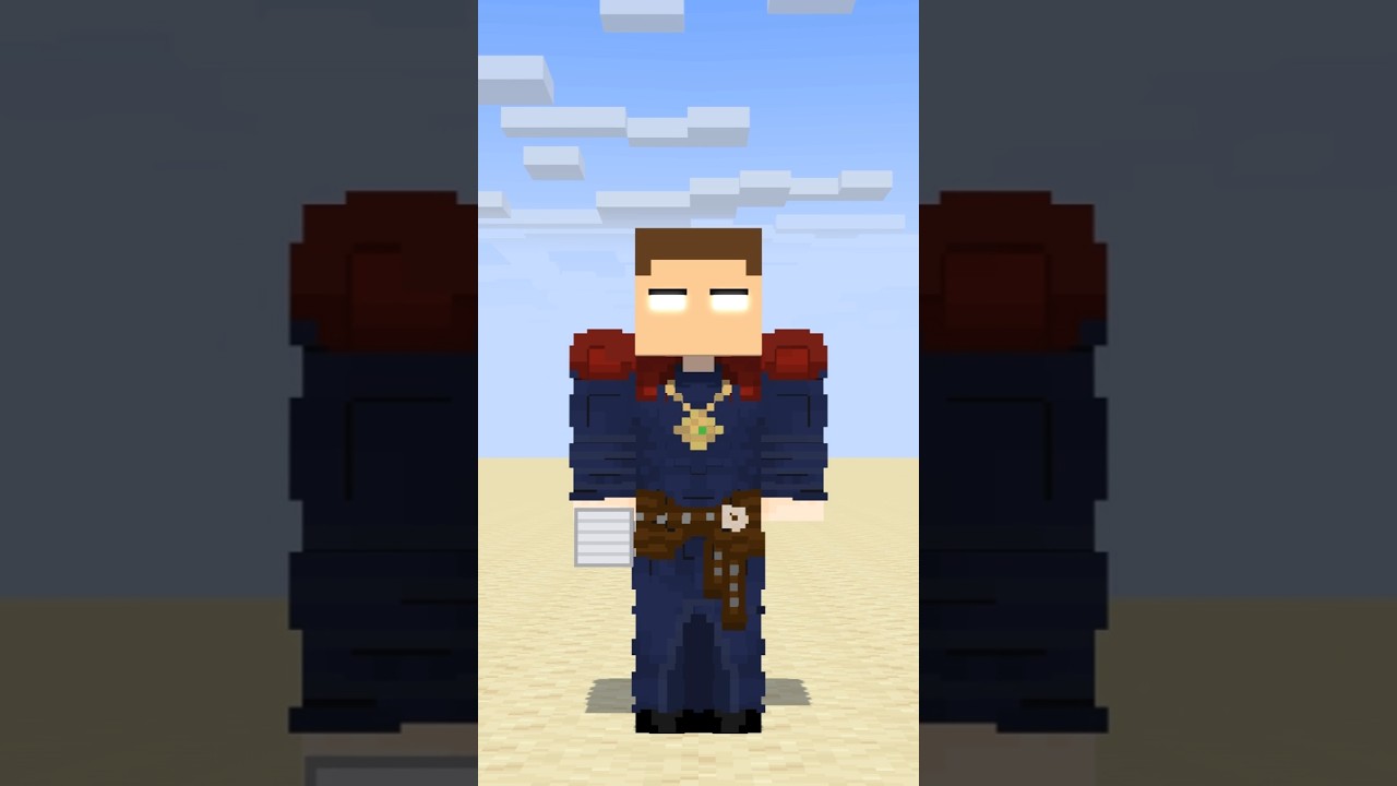 Building Robot Challenge - Dr. Strange + Herobrine #minecraft  #shorts #herobrine